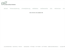 Tablet Screenshot of g2-landschaftsarchitekten.de